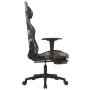 Massage gaming chair with footrest in black and camouflage fabric by , Gaming chairs - Ref: Foro24-345510, Price: 149,87 €, D...