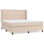 Boxspringbett mit Cappuccino-Kunstledermatratze 180x200cm von , Betten und Lattenroste - Ref: Foro24-3132398, Preis: 666,25 €...