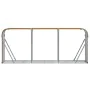 Light brown galvanized steel log holder 234x45x100 cm by , Firewood bags and holders - Ref: Foro24-364585, Price: 64,17 €, Di...