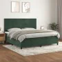 Boxspringbett mit dunkelgrüner Samtmatratze 200x200 cm von , Betten und Lattenroste - Ref: Foro24-3142926, Preis: 712,64 €, R...