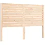 Bed frame with solid wood headboard 140x200 cm by , Beds and slatted bases - Ref: Foro24-3195026, Price: 156,15 €, Discount: %