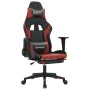 Gaming-Stuhl mit Fußstütze Kunstleder schwarz rot rot von , Gaming-Stühle - Ref: Foro24-3143706, Preis: 138,48 €, Rabatt: %