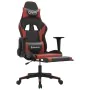 Gaming-Stuhl mit Fußstütze Kunstleder schwarz rot rot von , Gaming-Stühle - Ref: Foro24-3143706, Preis: 138,48 €, Rabatt: %