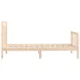 Solid pine wood bed frame 100x200 cm by , Beds and slatted bases - Ref: Foro24-3107018, Price: 123,57 €, Discount: %