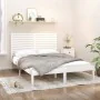 White solid wood bed frame King Size 150x200 cm by , Beds and slatted bases - Ref: Foro24-3104614, Price: 177,00 €, Discount: %