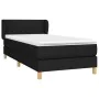 Box spring bed with black fabric mattress 90x200 cm by , Beds and slatted bases - Ref: Foro24-3126935, Price: 317,71 €, Disco...