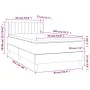 Box spring bed with black fabric mattress 90x200 cm by , Beds and slatted bases - Ref: Foro24-3126935, Price: 317,71 €, Disco...