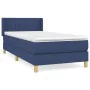 Boxspringbett mit blauer Stoffmatratze 90x200 cm von , Betten und Lattenroste - Ref: Foro24-3130407, Preis: 297,02 €, Rabatt: %