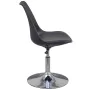 Swivel dining chairs 2 units black synthetic leather by , dining chairs - Ref: Foro24-242255, Price: 200,12 €, Discount: %