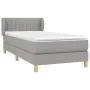 Boxspringbett mit hellgrauer Stoffmatratze 90x190 cm von , Betten und Lattenroste - Ref: Foro24-3126925, Preis: 322,49 €, Rab...