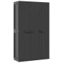 Black PP outdoor storage cabinet 97x37x165 cm by , Lockers and storage cabinets - Ref: Foro24-364208, Price: 306,14 €, Discou...