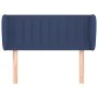 Blue fabric headboard 103x23x78/88 cm by , Headboards and footboards - Ref: Foro24-3117378, Price: 52,44 €, Discount: %