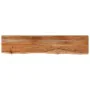 Rechteckiges Wandregal aus Akazienholz mit lebender Kante, 110 x 20 x 3,8 cm von , Regale und Regale - Ref: Foro24-370277, Pr...