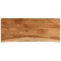 Tablero rectangular madera de acacia borde vivo 100x40x2,5 cm de , Tableros para mesas - Ref: Foro24-370252, Precio: 55,82 €,...