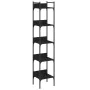 5-shelf black engineered wood bookcase 35x30x174 cm by , Bookcases and shelves - Ref: Foro24-838853, Price: 66,57 €, Discount: %