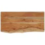 Rechteckiges Wandregal aus Akazienholz mit lebender Kante, 60 x 30 x 2,5 cm von , Regale und Regale - Ref: Foro24-370236, Pre...