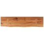 Rechteckiges Wandregal aus Akazienholz mit lebender Kante, 80 x 20 x 3,8 cm von , Regale und Regale - Ref: Foro24-370274, Pre...