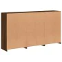 Sideboard with LED lights brown oak 181.5x37x100 cm by , Sideboards - Ref: Foro24-3209155, Price: 266,72 €, Discount: %