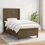 Box spring bed with dark brown fabric mattress 80x200 cm by , Beds and slatted bases - Ref: Foro24-3131388, Price: 316,25 €, ...