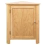 Eckschrank aus massivem Eichenholz, 59 x 45 x 80 cm von vidaXL, Schließfächer und Lagerschränke - Ref: Foro24-247040, Preis: ...