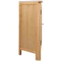 Eckschrank aus massivem Eichenholz, 59 x 45 x 80 cm von vidaXL, Schließfächer und Lagerschränke - Ref: Foro24-247040, Preis: ...