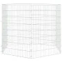 Animal enclosure, corral, 6 panels of galvanized iron, 54x80 cm. by , Cages and habitats for small animals - Ref: Foro24-1715...