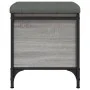 Sonoma gray engineered wood storage bench 42x42x45 cm by , Benches for halls and storage - Ref: Foro24-835135, Price: 49,60 €...