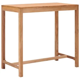 Tall garden table made of solid teak wood 110x60x105 cm by , Garden tables - Ref: Foro24-287234, Price: 187,36 €, Discount: %