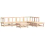 Gartenmöbel-Set 7-teilig aus massivem Kiefernholz von , Gartensets - Ref: Foro24-3186403, Preis: 321,41 €, Rabatt: %