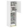 TV-Schrank mit LED-Leuchten weiß 30,5x30x102 cm von , TV-Möbel - Ref: Foro24-837015, Preis: 67,25 €, Rabatt: %