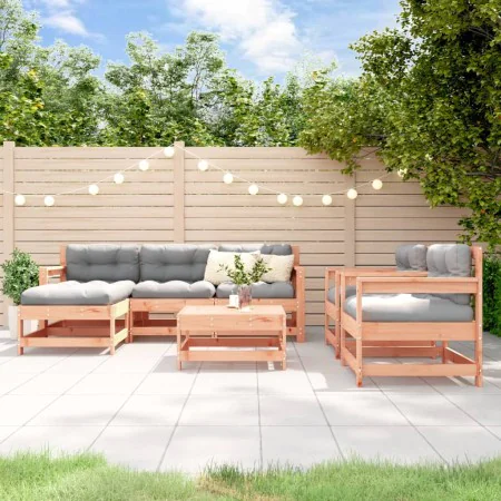 Garden furniture set 7 pieces solid wood Douglas fir by , Garden sets - Ref: Foro24-3186233, Price: 390,13 €, Discount: %