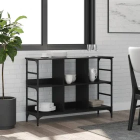 Engineered wood black sideboard 102x32x73.5 cm by , Sideboards - Ref: Foro24-837722, Price: 61,92 €, Discount: %