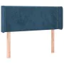 Cabecero de terciopelo azul oscuro 93x16x78/88 cm de , Cabeceros y pies de cama - Ref: Foro24-3118668, Precio: 53,66 €, Descu...