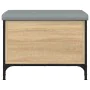 Bench with storage engineered wood Sonoma oak 62x42x45 cm by , Benches for halls and storage - Ref: Foro24-835138, Price: 64,...