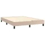 Boxspringbett mit Cappuccino-Kunstledermatratze 140x190cm von , Betten und Lattenroste - Ref: Foro24-3127192, Preis: 470,04 €...