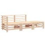 Garden furniture set 3 pieces solid pine wood by , Modular outdoor sofas - Ref: Foro24-825646, Price: 157,52 €, Discount: %