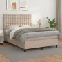 Boxspringbett mit Cappuccino-Kunstledermatratze 140x190cm von , Betten und Lattenroste - Ref: Foro24-3142844, Preis: 560,38 €...