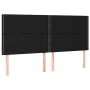 Cama box spring colchón y luces LED tela negro 160x200 cm de , Camas y somieres - Ref: Foro24-3134807, Precio: 547,37 €, Desc...