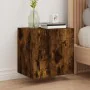 Wall-mounted TV unit made of smoked oak engineered wood, measuring 40.5x30x40cm. by , TV Furniture - Ref: Foro24-836904, Pric...