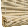 Natural color bamboo roller blind 140x220 cm by vidaXL, Blinds and blinds - Ref: Foro24-245819, Price: 33,70 €, Discount: %