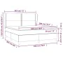 Boxspringbett mit hellgrauer Stoffmatratze 180x200 cm von , Betten und Lattenroste - Ref: Foro24-3127901, Preis: 610,78 €, Ra...