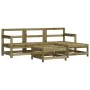 Garden sofa set 5 pieces impregnated pine wood by , Garden sets - Ref: Foro24-3186185, Price: 272,73 €, Discount: %