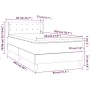 Box spring bed with cream fabric mattress 80x200 cm by , Beds and slatted bases - Ref: Foro24-3126522, Price: 268,58 €, Disco...