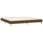 Boxspringbett mit dunkelbrauner Stoffmatratze 200x200 cm von , Betten und Lattenroste - Ref: Foro24-3126672, Preis: 600,81 €,...