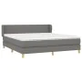 Boxspringbett mit dunkelgrauer Stoffmatratze 180x200 cm von , Betten und Lattenroste - Ref: Foro24-3126742, Preis: 540,51 €, ...