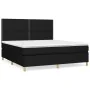 Box spring bed with black fabric mattress 180x200 cm by , Beds and slatted bases - Ref: Foro24-3142275, Price: 596,20 €, Disc...