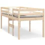 Solid pine wood high bed 90x190 cm by , Beds and slatted bases - Ref: Foro24-821614, Price: 131,09 €, Discount: %