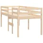 Solid pine wood high bed 90x190 cm by , Beds and slatted bases - Ref: Foro24-821614, Price: 131,09 €, Discount: %