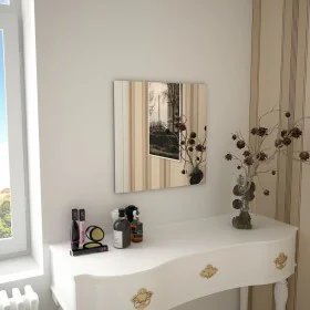 Square glass wall mirror 50x50 cm by vidaXL, Mirrors - Ref: Foro24-245698, Price: 30,83 €, Discount: %