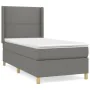 Boxspringbett mit dunkelgrauer Stoffmatratze 90x190 cm von , Betten und Lattenroste - Ref: Foro24-3131874, Preis: 341,75 €, R...